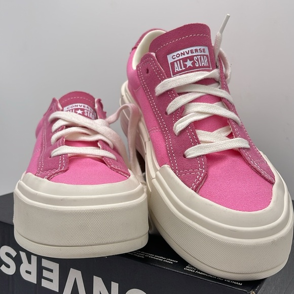 Converse WMNS CTAS CRUISE OX PINK/WHITE/EGRET A10440C Platforms Sneakers - Picture 6 of 16